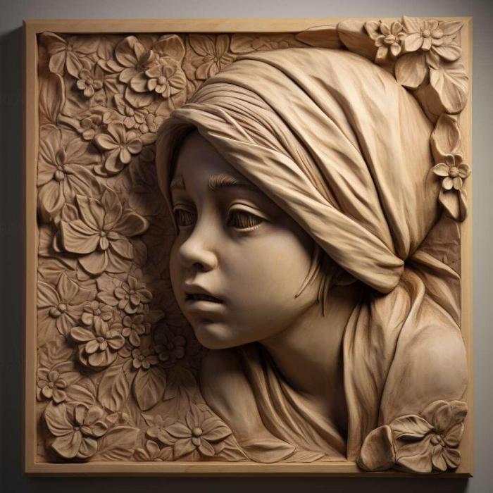 نموذج ثلاثي الأبعاد لآلة CNC 3D Art 